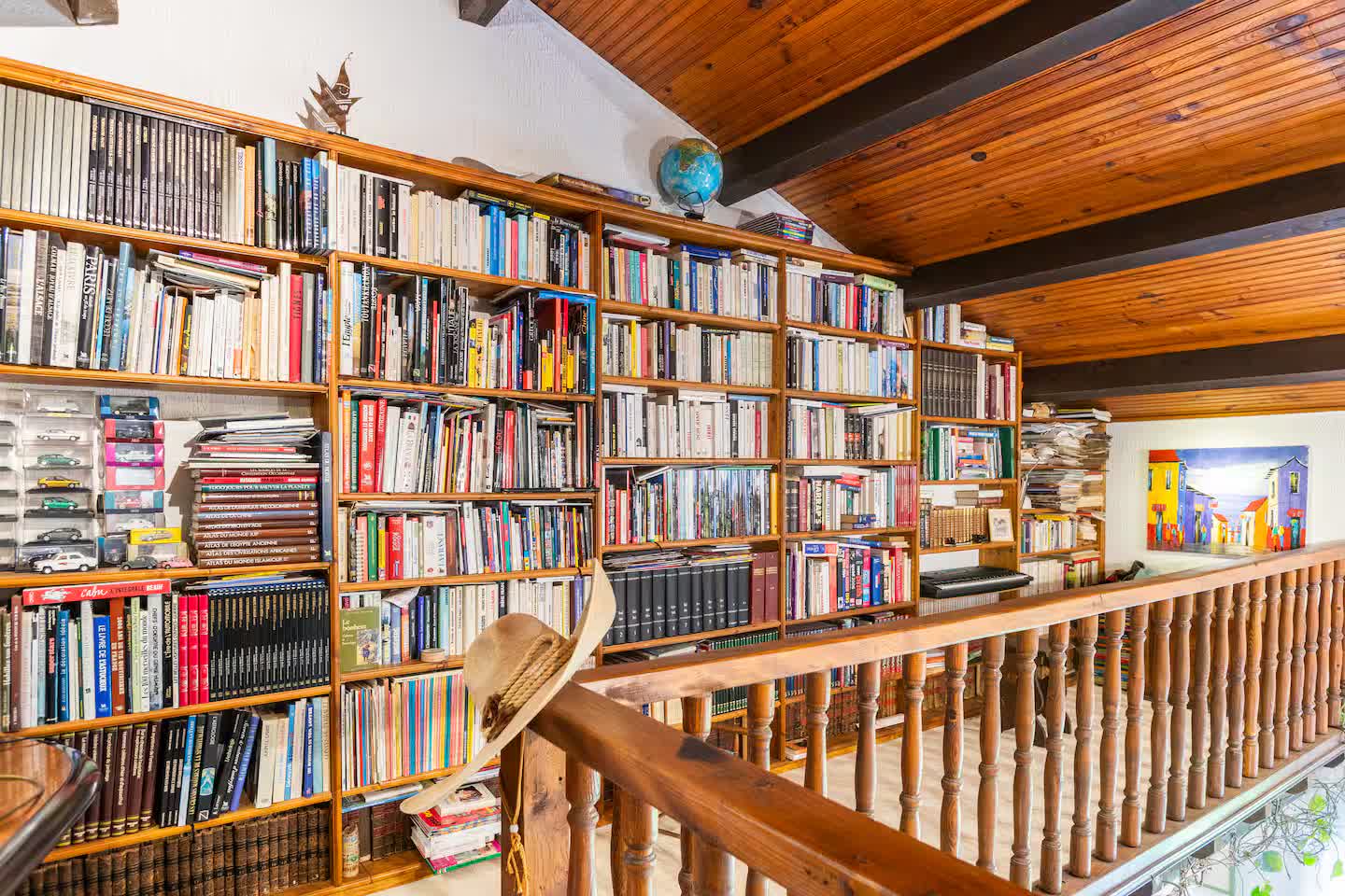Mezzanine bibliothèque